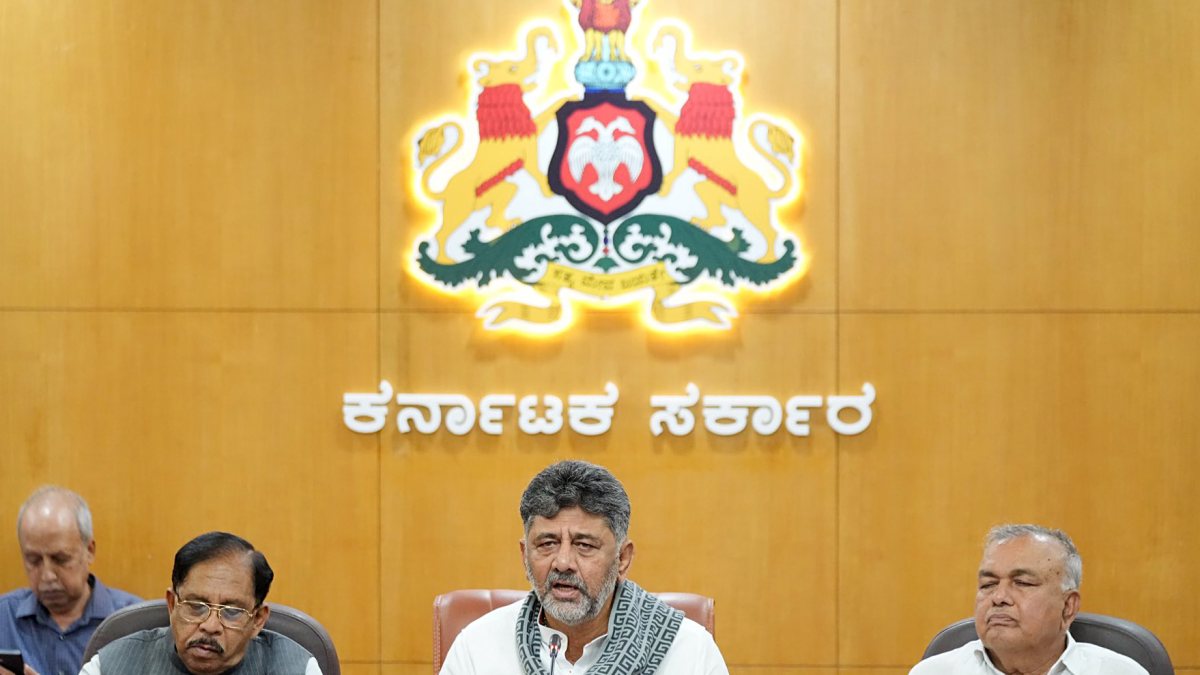 Karnataka CM Shivakumar briefs media on Cauvery water