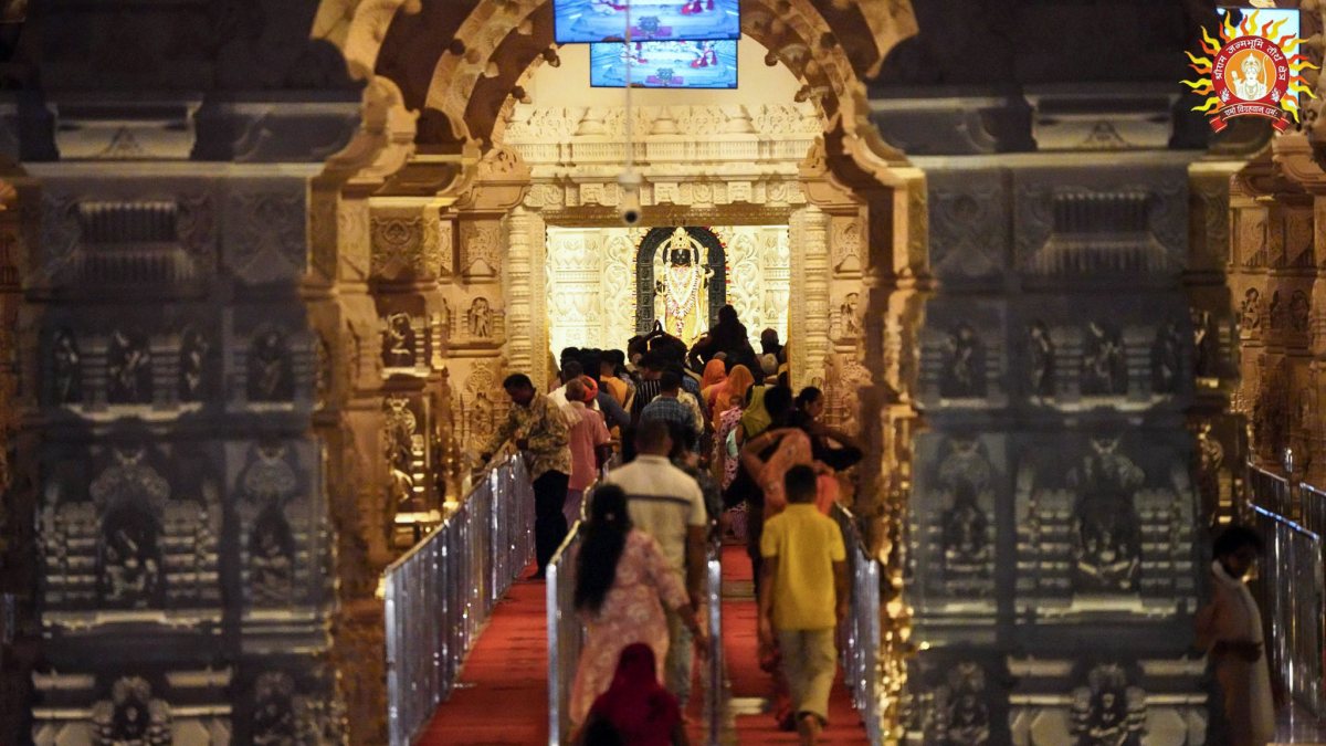 Ayodhya temple gets permanent night illumination