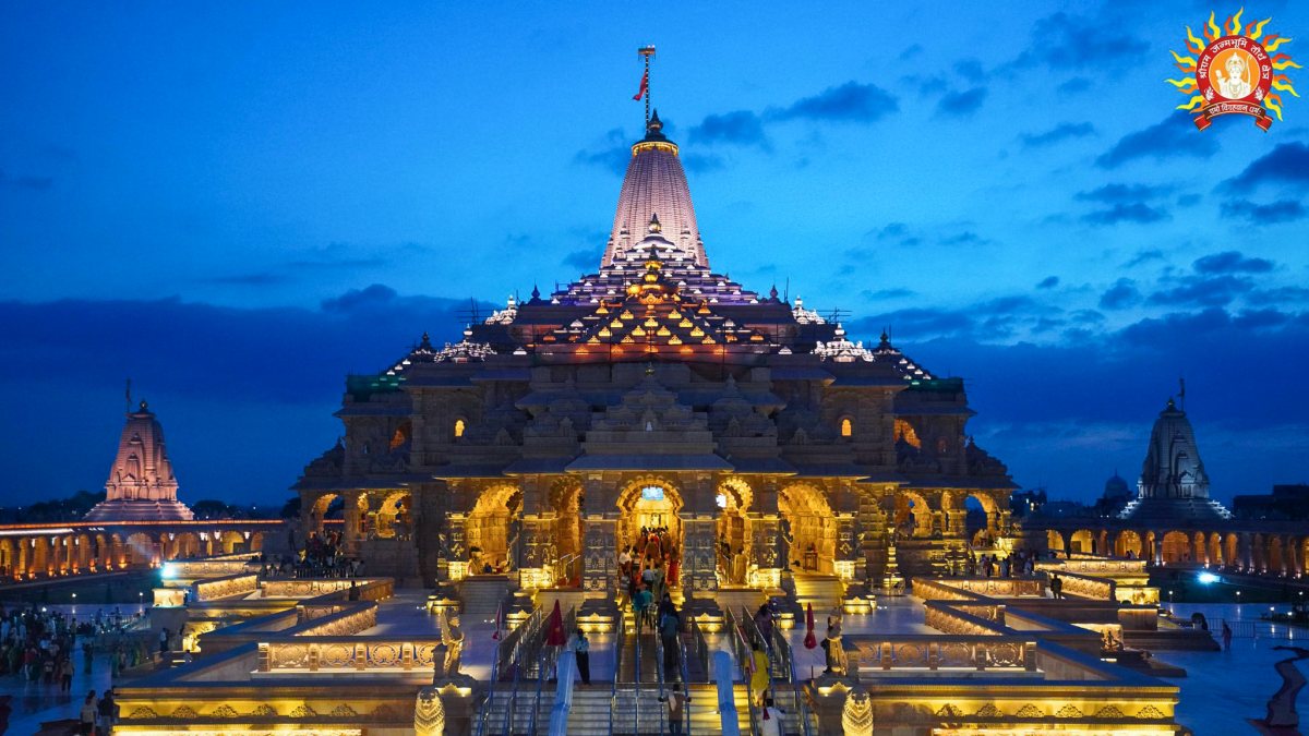 Ayodhya Ram Mandir lit up with permanent night illumination