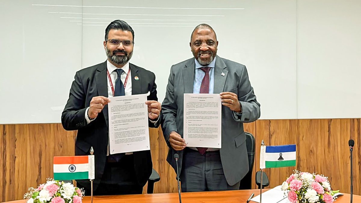 India, Lesotho hold 6th Joint Bilateral Commission meet in New Delhi