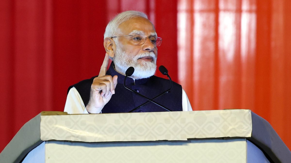 PM Modi addresses public meeting in Vizianagaram