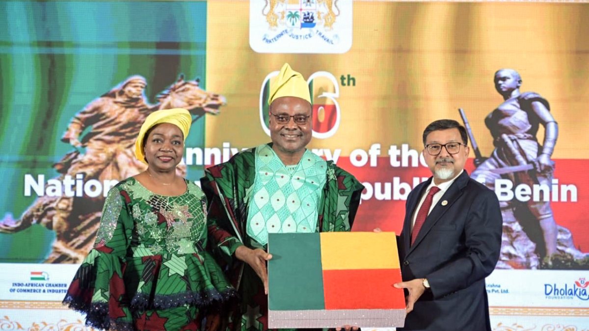 MEA Secretary attends Benin National Day celebrations in Porto-Novo