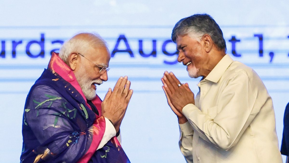 PM Modi, Chandrababu Naidu launch Rs 17,900 crore Andhra projects