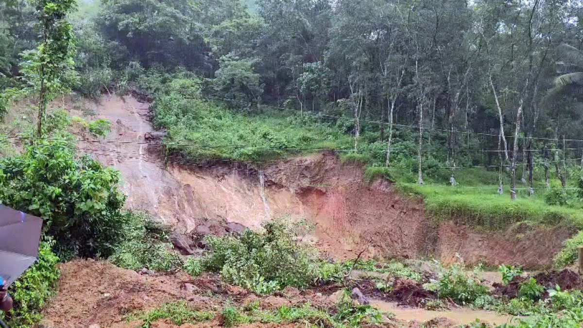 Landslide aftermath in Idukki after heavy rainfall