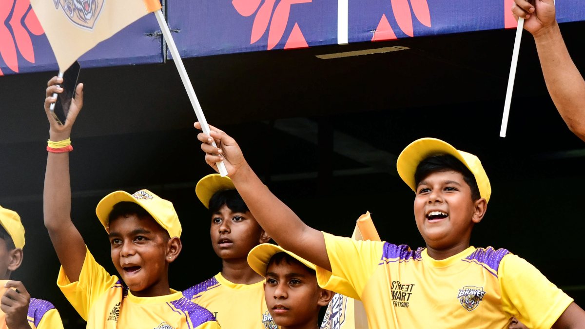 Fans cheer for Charaideo Sunrisers at Assam Premier League opener