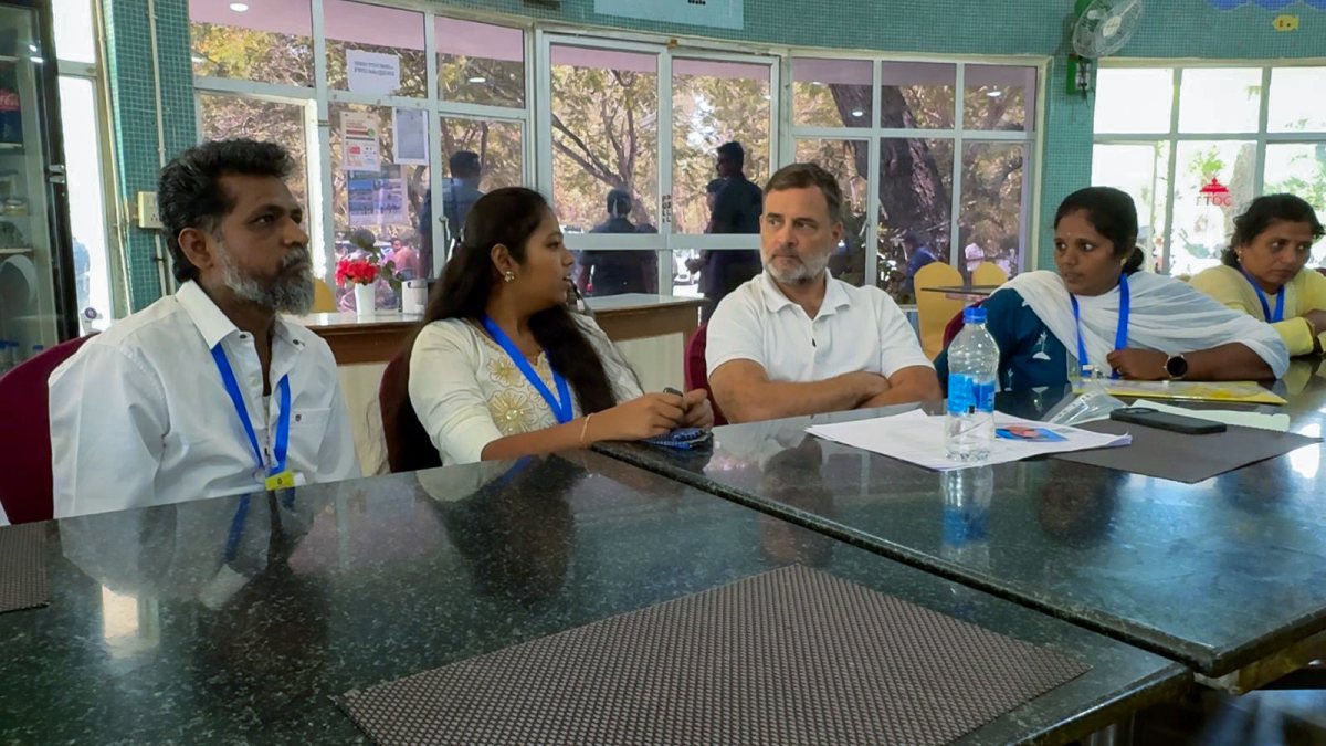 Rahul Gandhi meets NEET suicide victims' kin in Chennai