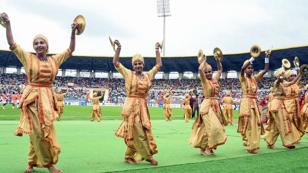Artists perform at Durand Cup inauguration in Guwahati