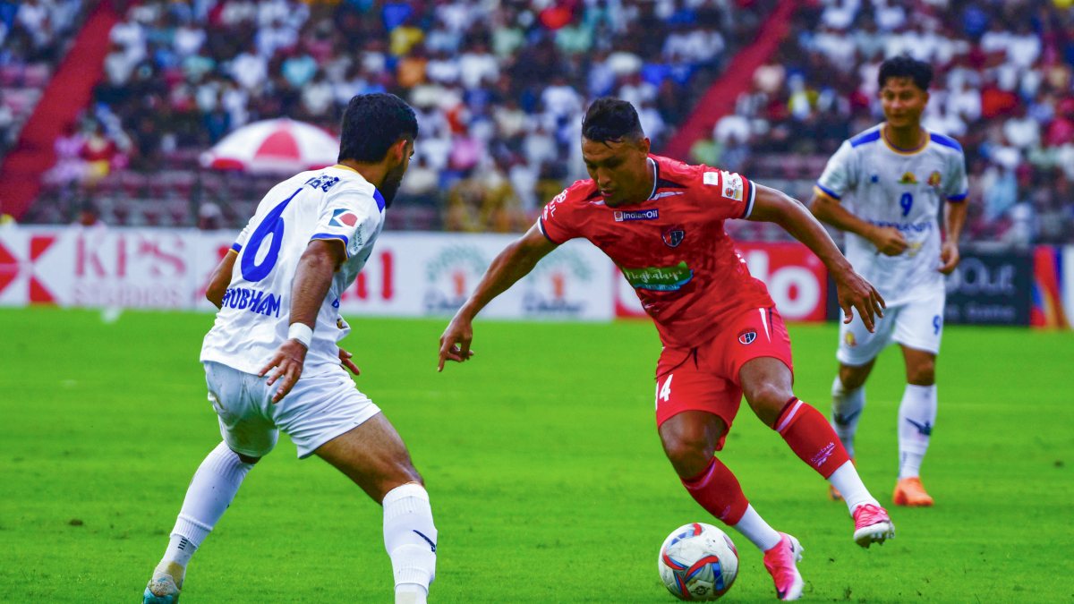 Durand Cup 2026 match underway at Sarusajai Stadium in Guwahati