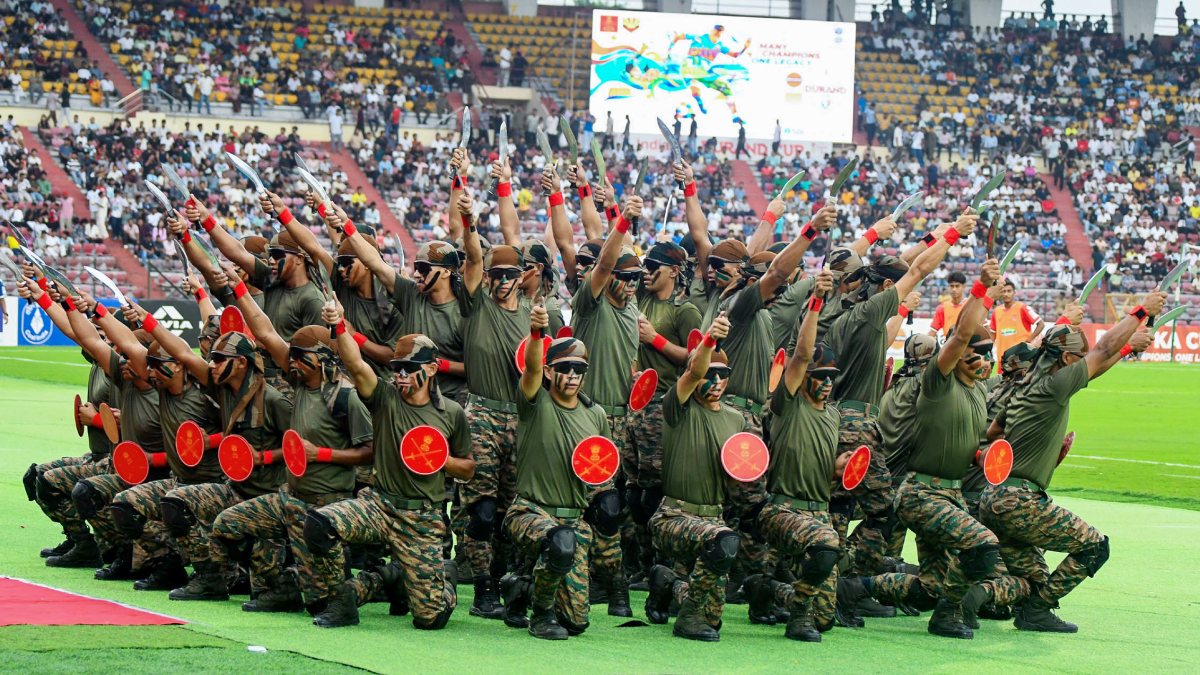 Gorkha regiment opens 135th Durand Cup in Guwahati