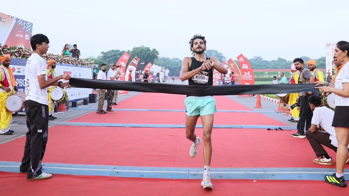 Soldierathon runners cross finish line in New Delhi