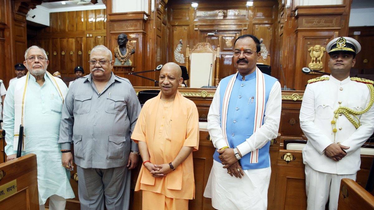Yogi Adityanath unveils Legislative Council chamber in Lucknow