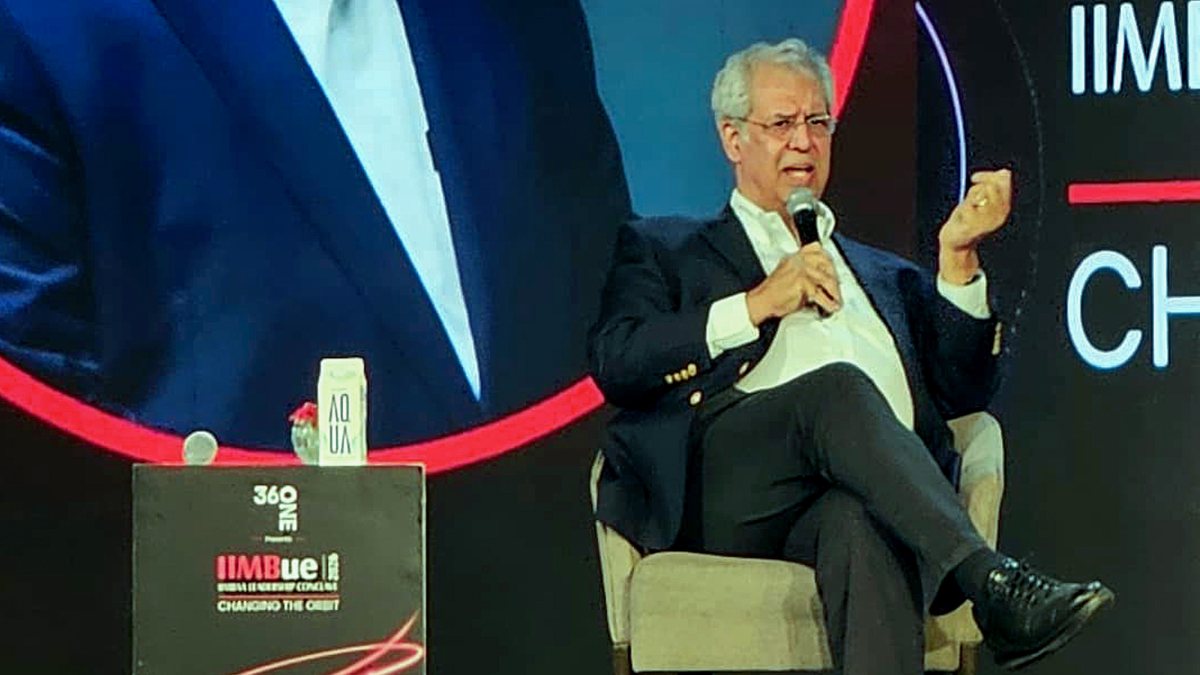 Noel Tata addresses IIMBue 2026 leadership conclave in Bengaluru