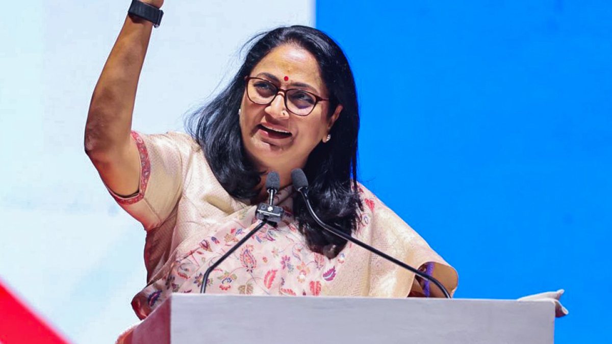 Delhi CM Rekha Gupta speaks at Commonwealth Table Tennis Championship