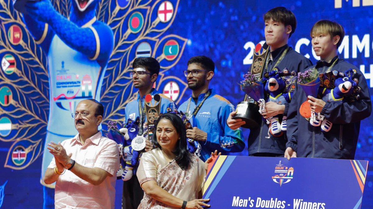 Delhi CM Rekha Gupta honours table tennis champions at Commonwealth meet