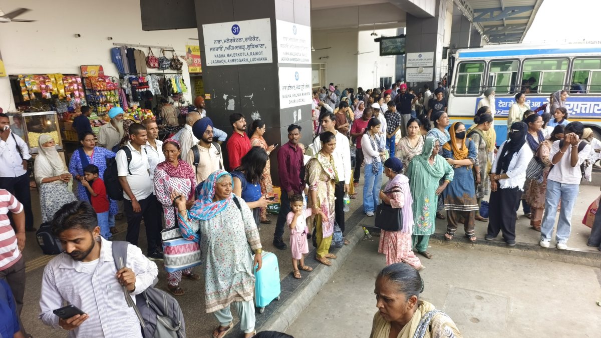 Commuters stranded as PRTC contract workers strike in Patiala