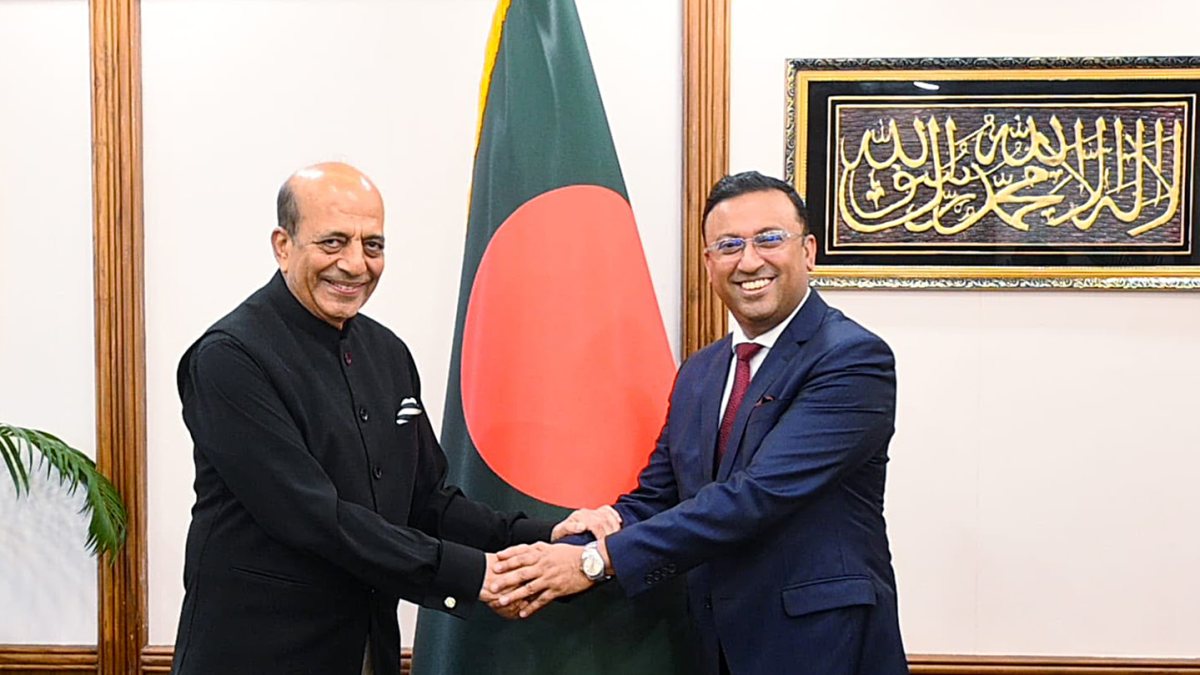 Indian envoy meets Bangladesh PM's foreign affairs adviser