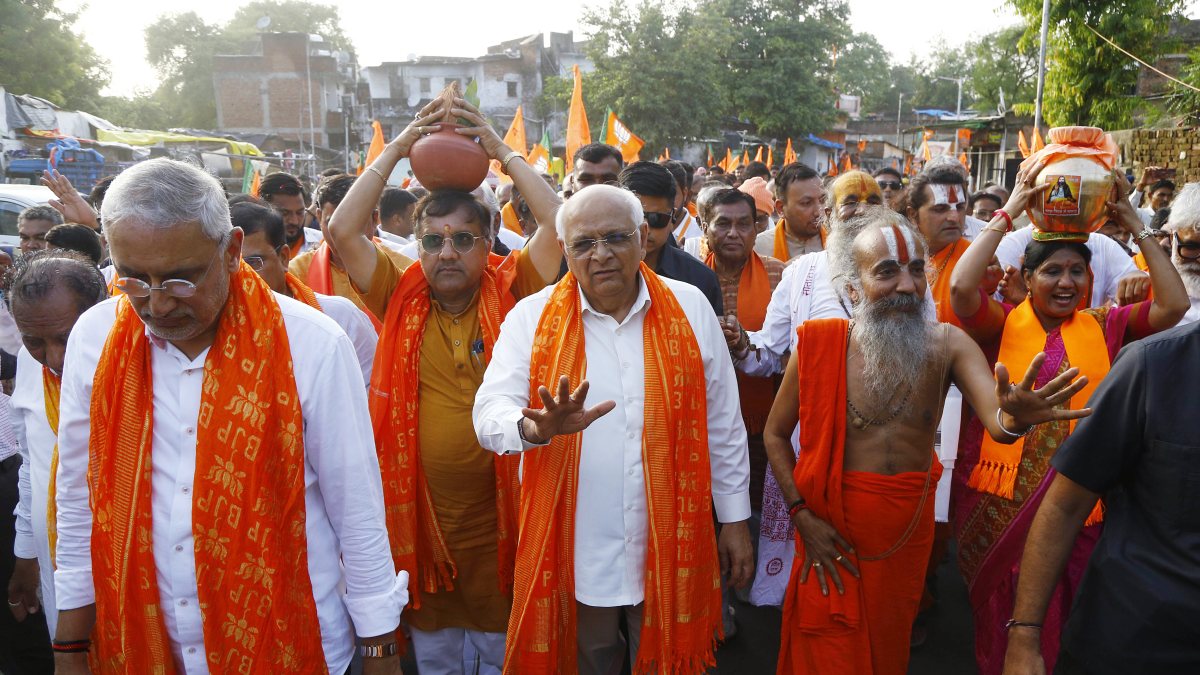 Gujarat CM joins 650th Guru Ravidas anniversary yatra in Ahmedabad