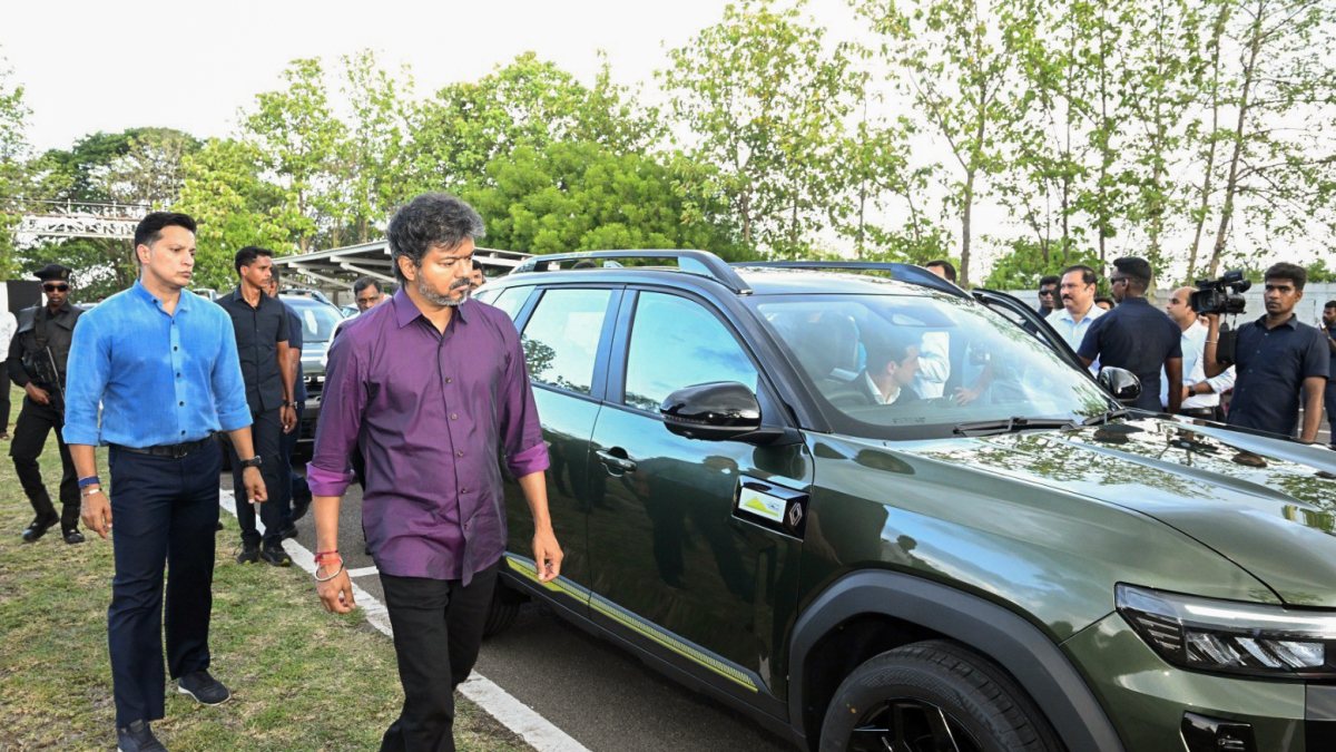 Tamil Nadu CM Vijay visits Renault plant in Kanchipuram