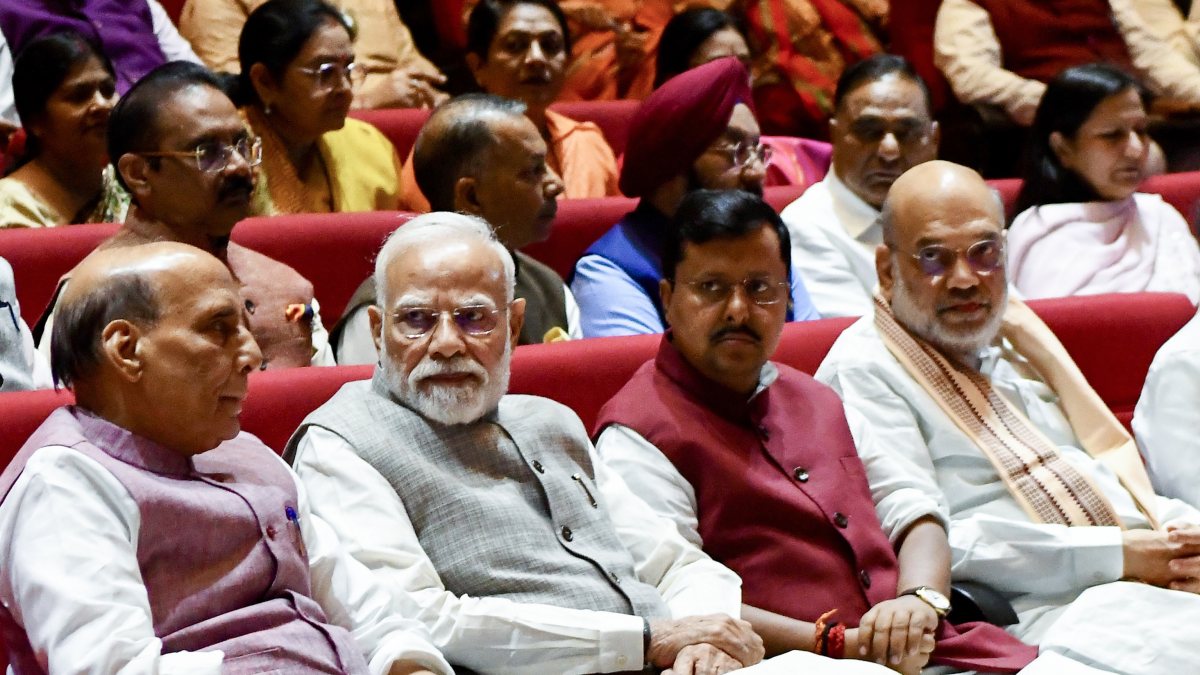 Modi chairs NDA parliamentary party meeting in New Delhi