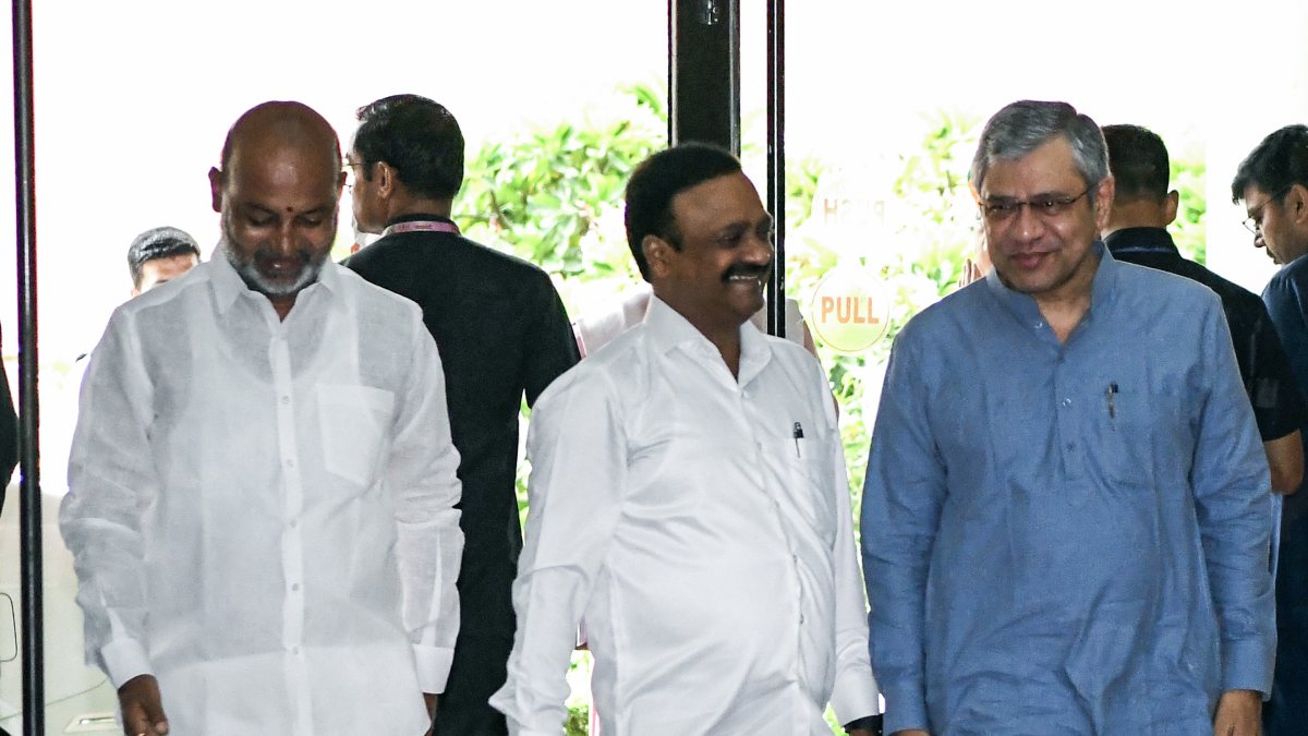 NDA leaders gather for parliamentary party meeting in New Delhi