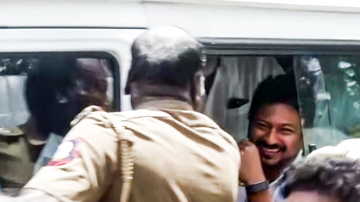 DMK leader Udhayanidhi Stalin detained in Chennai over Trisha remarks
