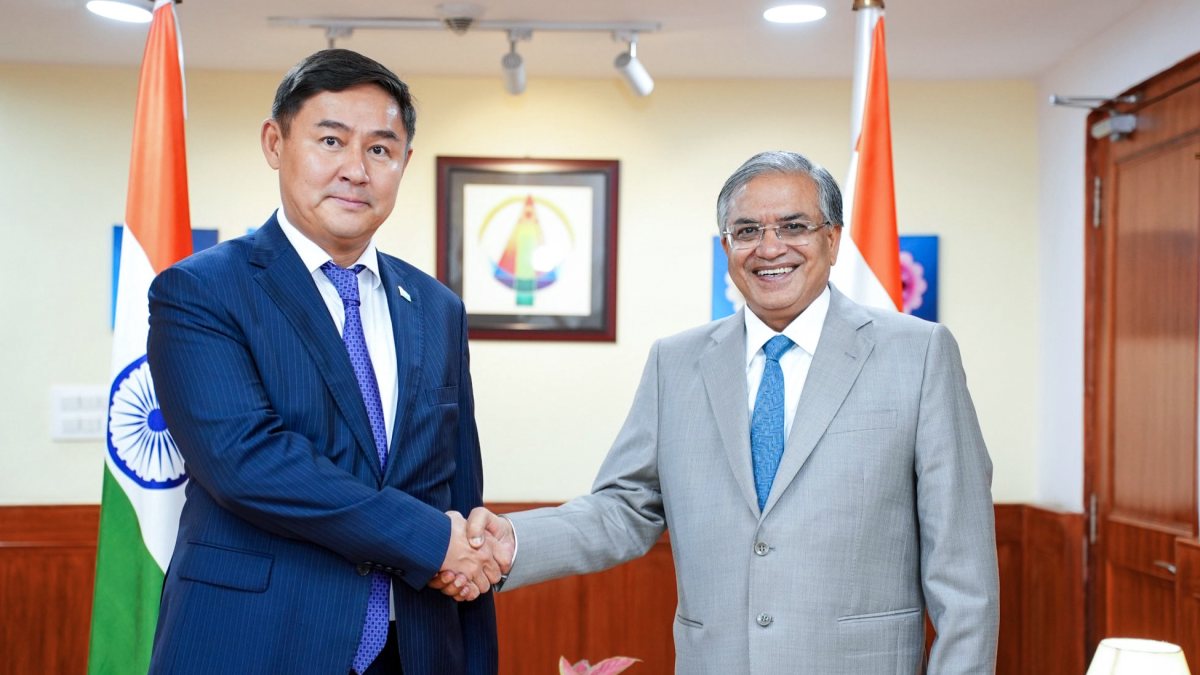 CEC Gyanesh Kumar meets Kazakhstan envoy in New Delhi