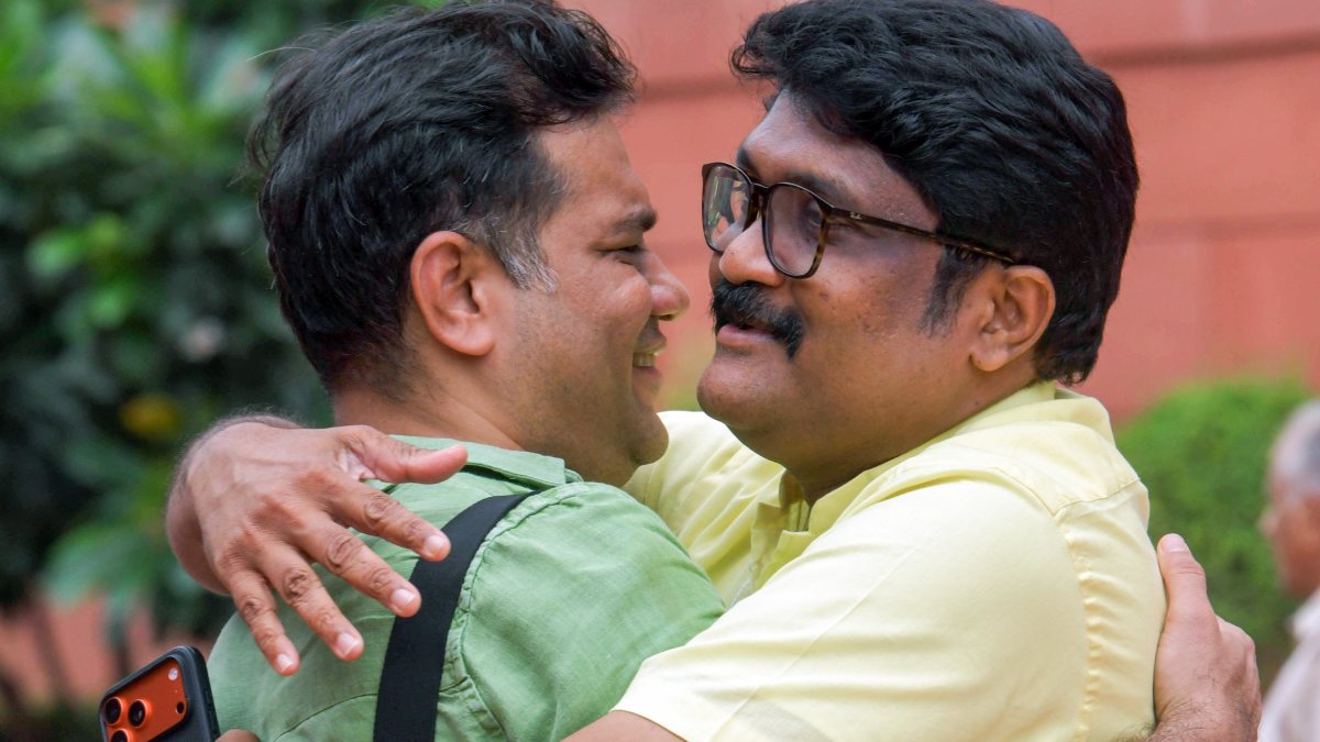 CPI(M) MP AA Rahim at Parliament during Monsoon Session