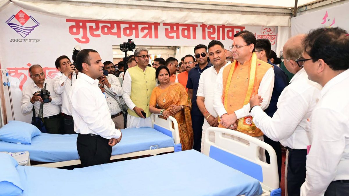 Uttarakhand CM inaugurates Kanwar health camp in Haridwar