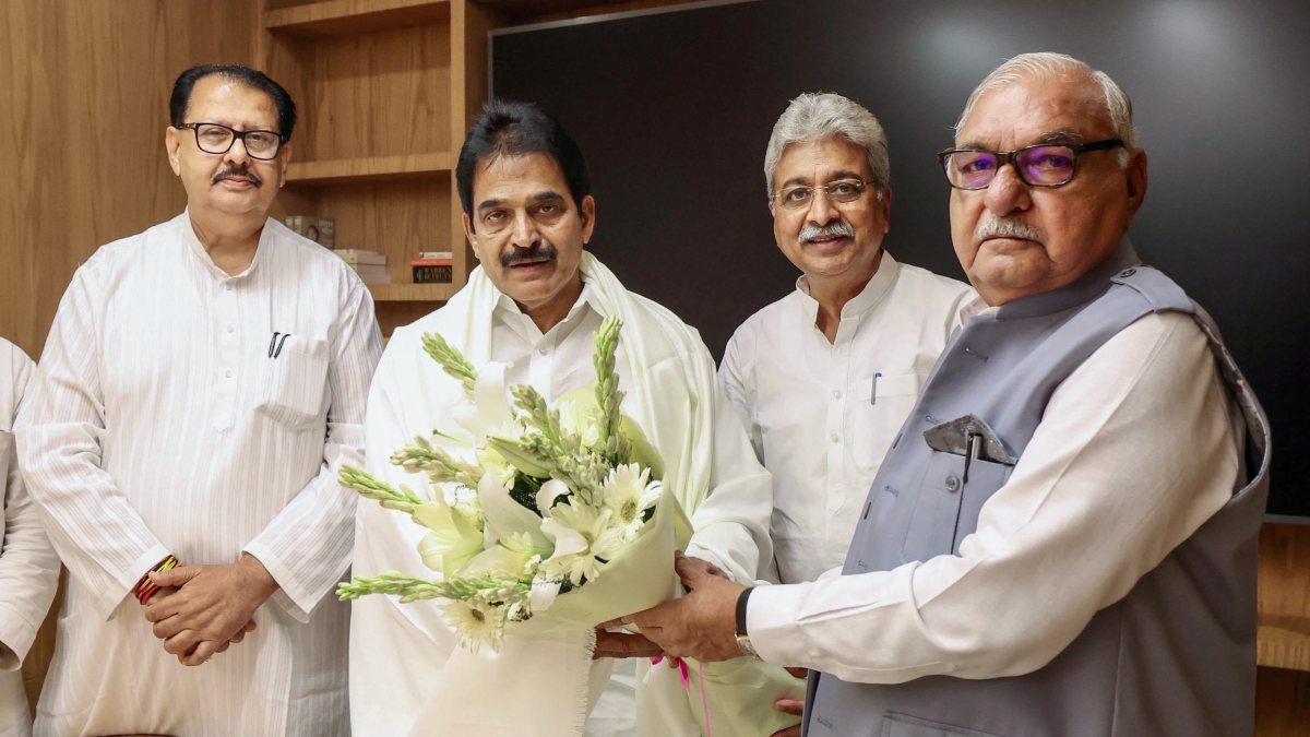Congress holds organisational meet with Haryana leaders in Delhi