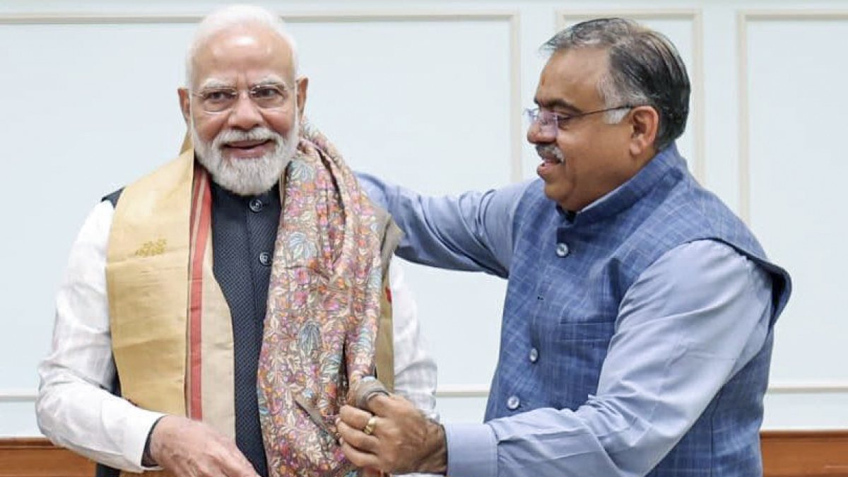 BJP's Tarun Chugh calls on PM Modi in New Delhi