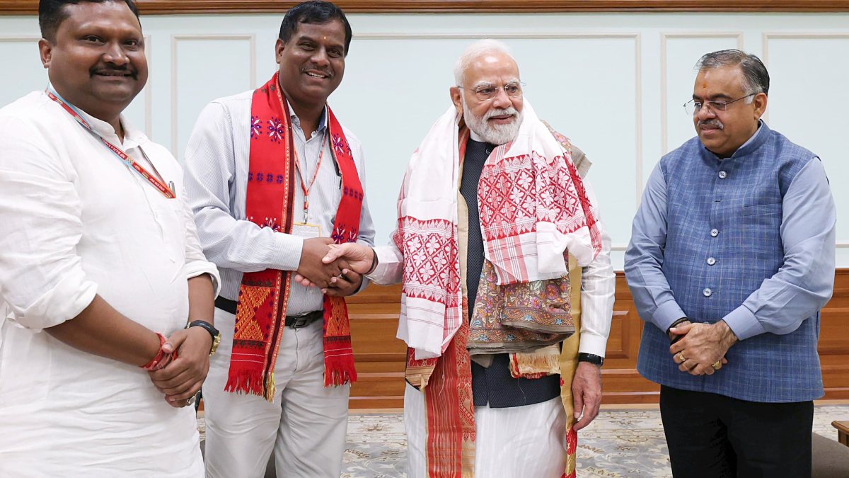 BJP Rajya Sabha MPs meet PM Modi in Delhi