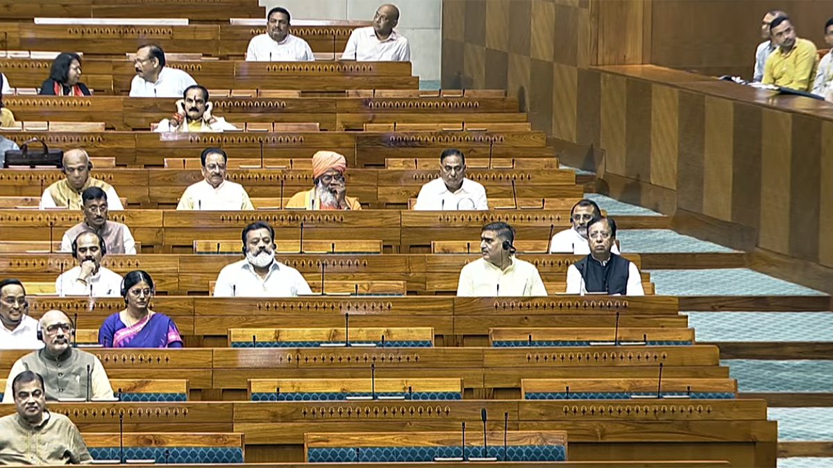 Union ministers attend Lok Sabha Monsoon Session in New Delhi