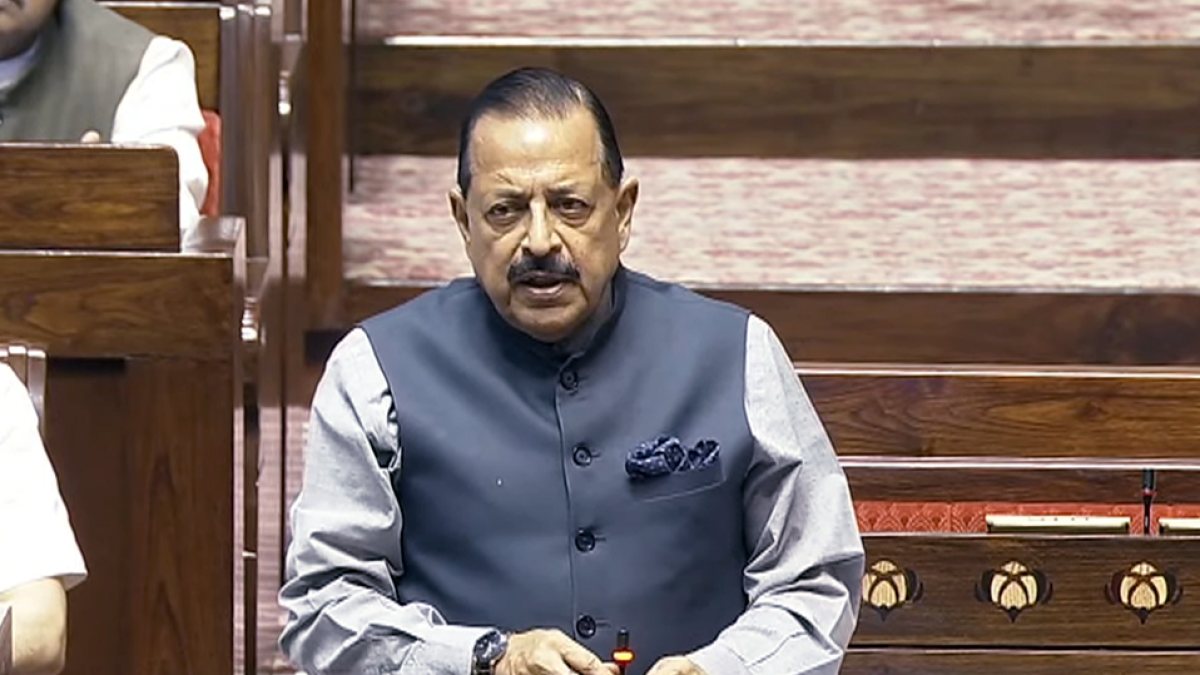 Jitendra Singh addresses Rajya Sabha during Monsoon session