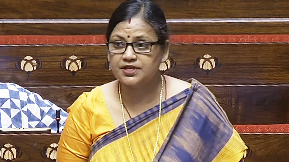 BJD MP Sulata Deo speaks in Rajya Sabha during Monsoon session
