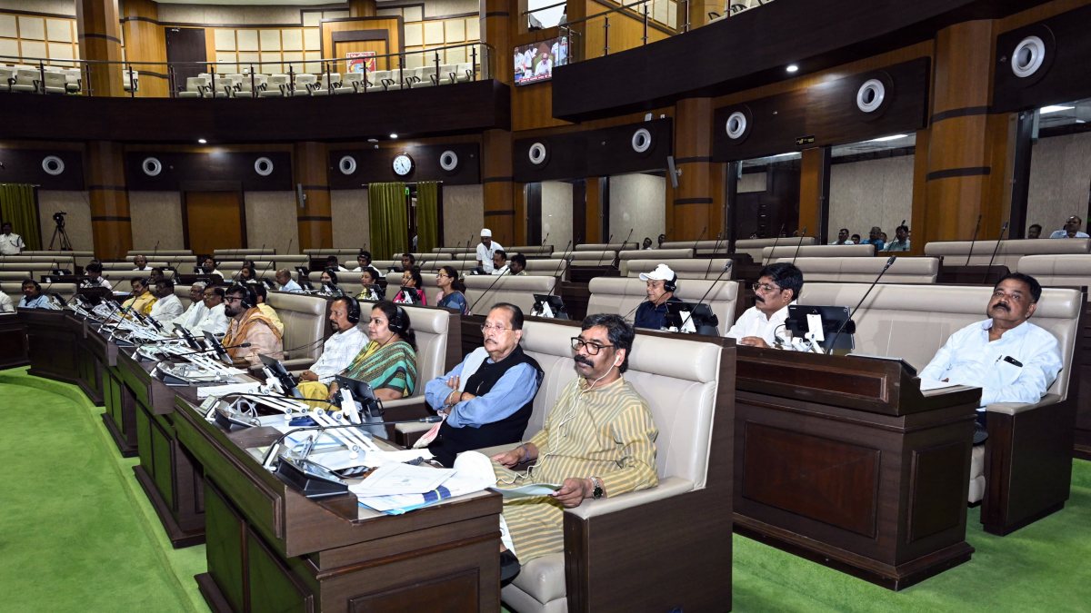 Jharkhand CM Soren attends monsoon session of assembly