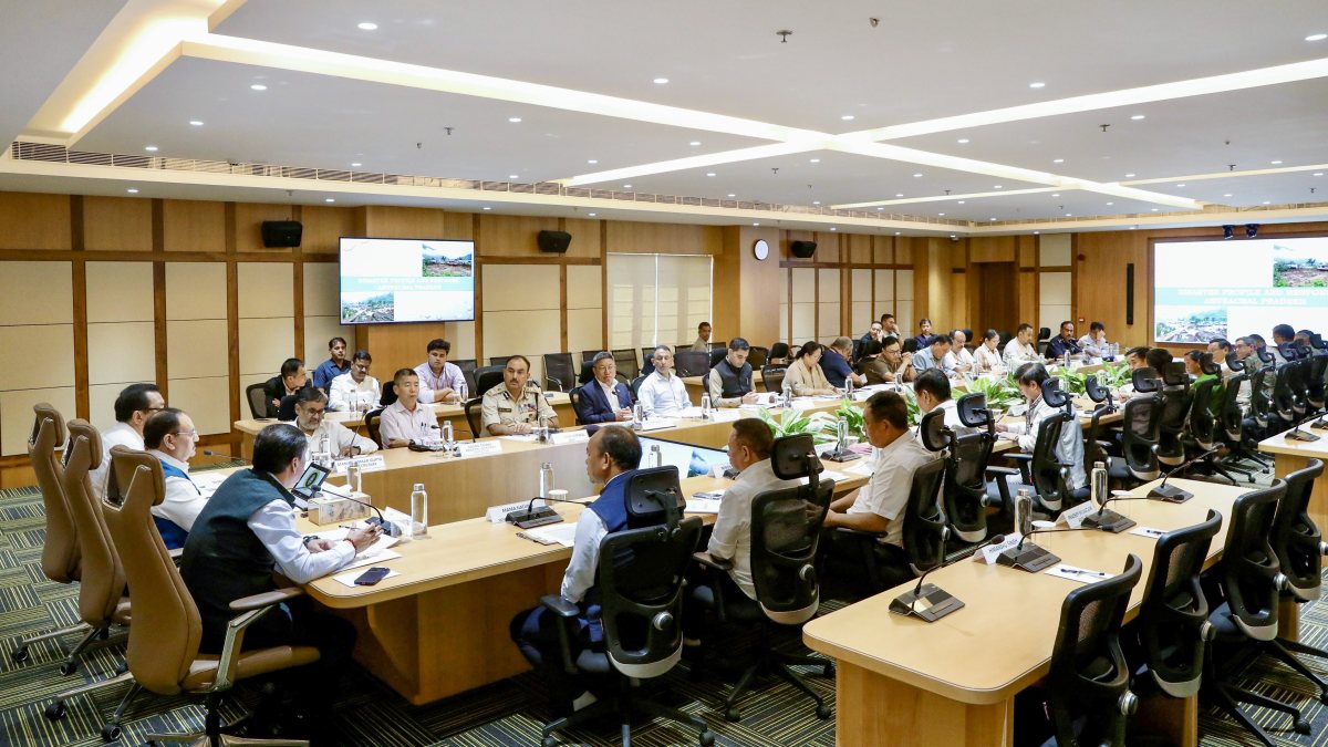 JP Nadda chairs flood review meet in Arunachal Pradesh