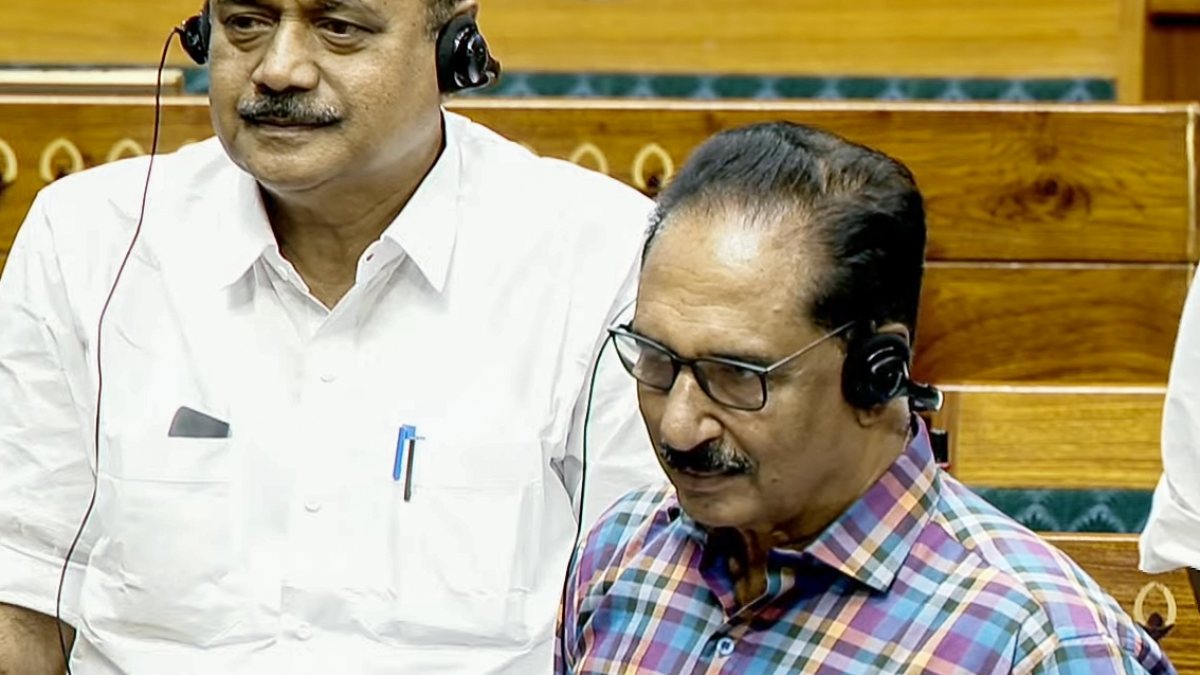 RSP MP N K Premachandran attends Lok Sabha monsoon session