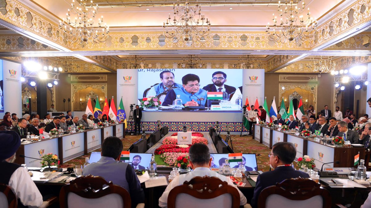 Piyush Goyal addresses BRICS Industry Ministers' Meeting in Jaipur