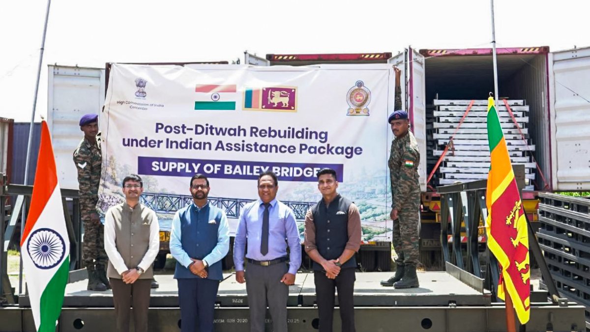 India hands over Bailey Bridges to Sri Lanka under aid package