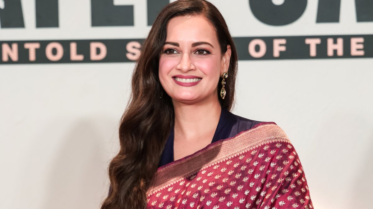 Dia Mirza promotes Netflix series Operation Safed Sagar in Delhi