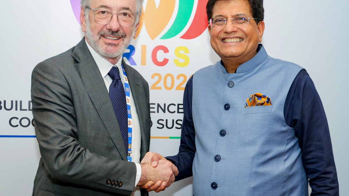 Piyush Goyal meets Brazil minister at BRICS meeting in Jaipur