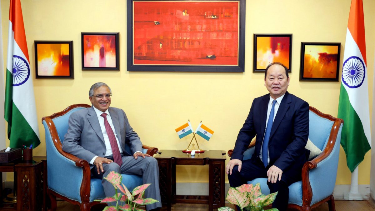 CEC Gyanesh Kumar meets Mongolian envoy in New Delhi
