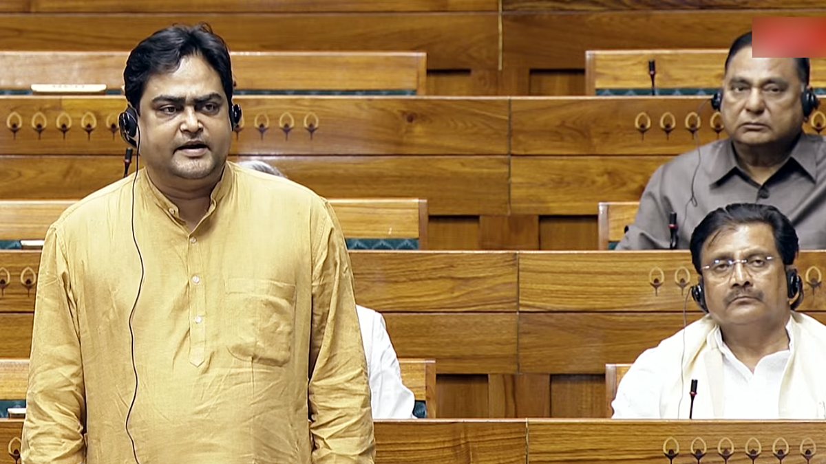 Monsoon session: MoS Thakur addresses Lok Sabha