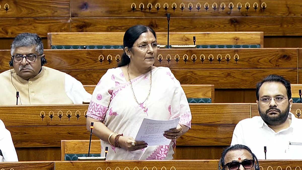 Savitri Thakur addresses Lok Sabha during Monsoon session