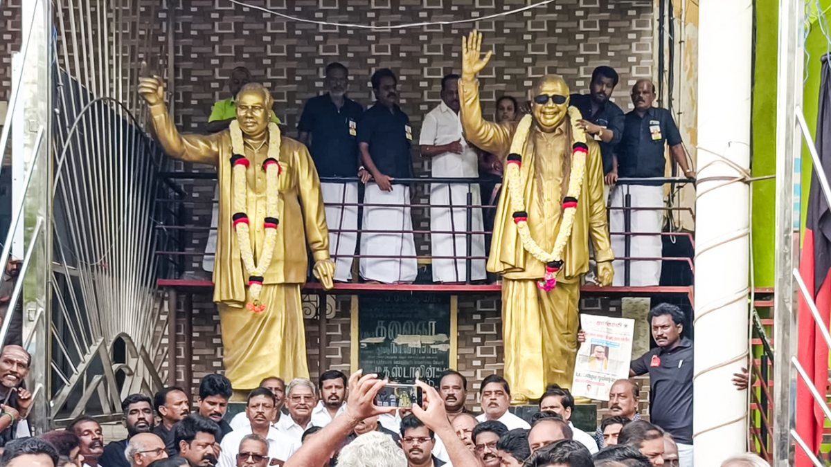 Peace rally marks Karunanidhi's 8th death anniversary in Kanchipuram