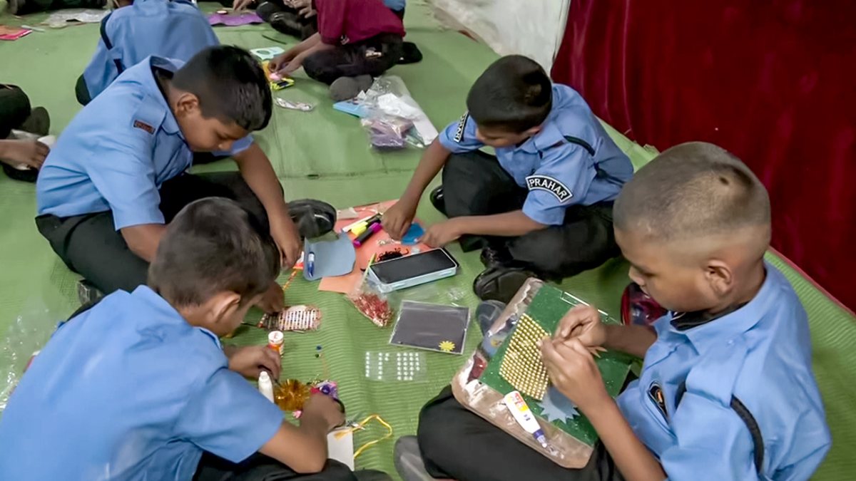 Students craft 3 lakh rakhis for border soldiers ahead of Raksha Bandhan