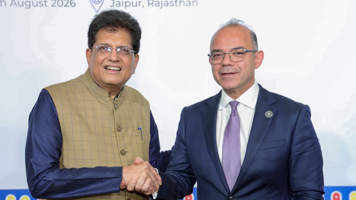 Goyal meets Egypt minister on BRICS sidelines in Jaipur