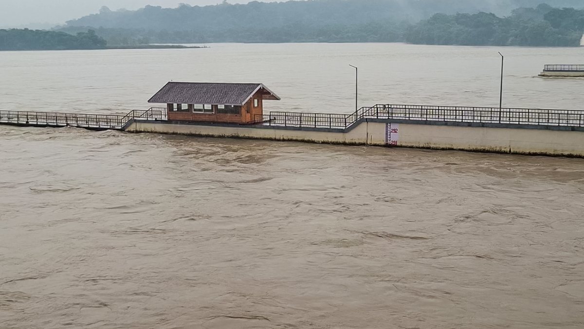 Ganga swells in Haridwar after heavy rainfall