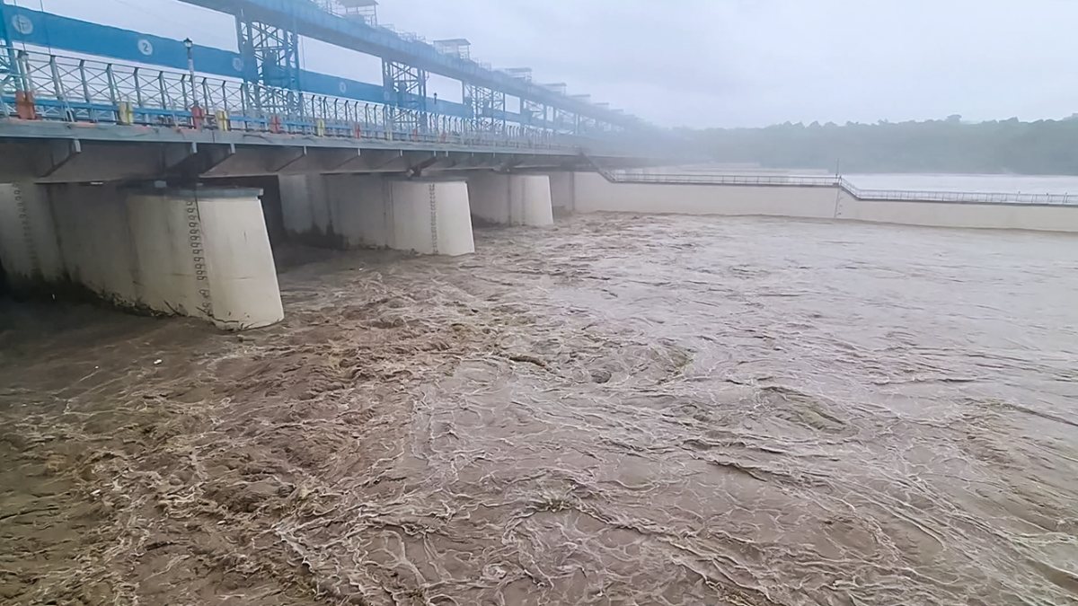Ganga swells in Haridwar after heavy rainfall
