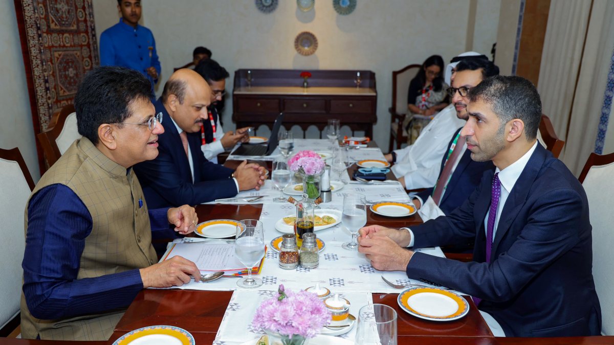 Piyush Goyal meets UAE trade minister at BRICS meet in Jaipur